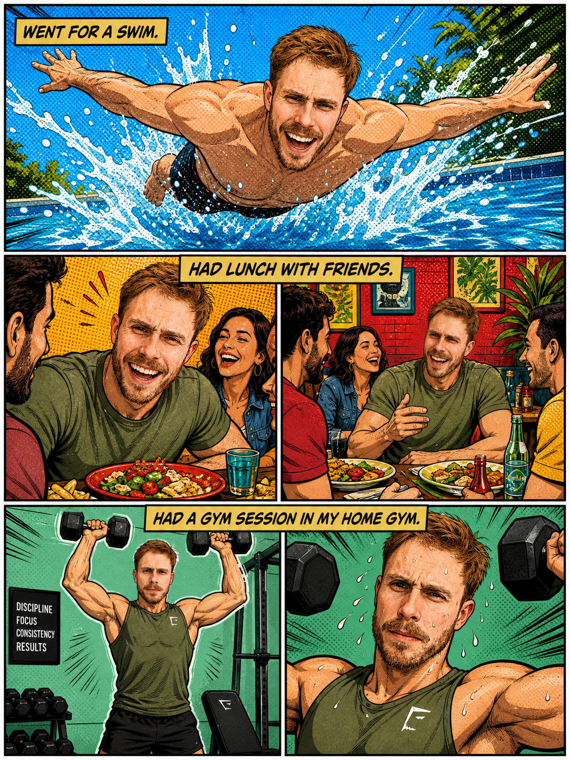 Example finished comic page