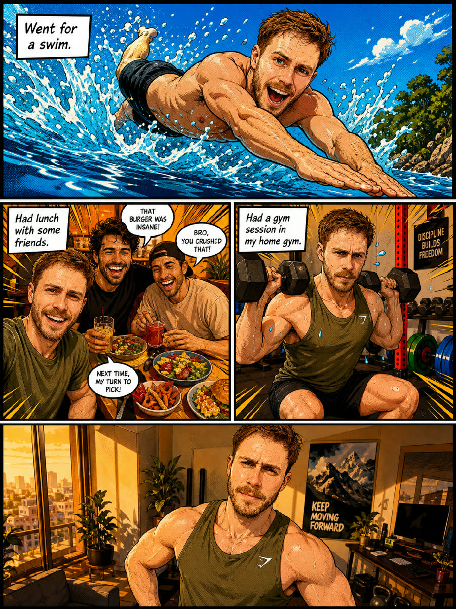 Pop Comic illustration sample