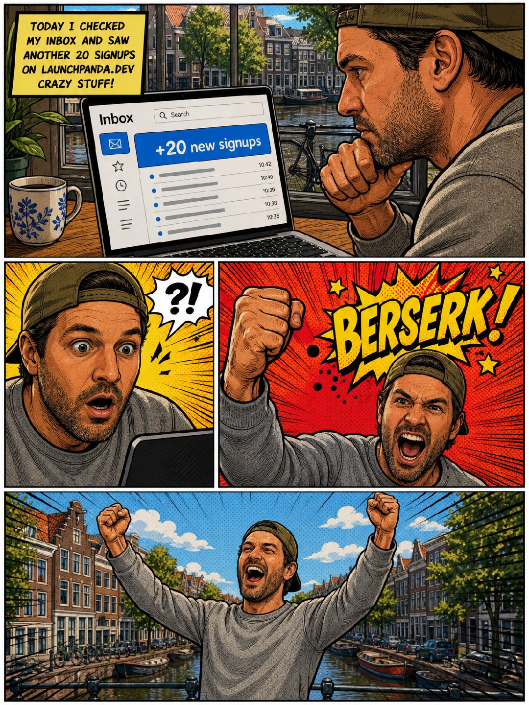 A PufferPages comic created by Thomas van Welsenes