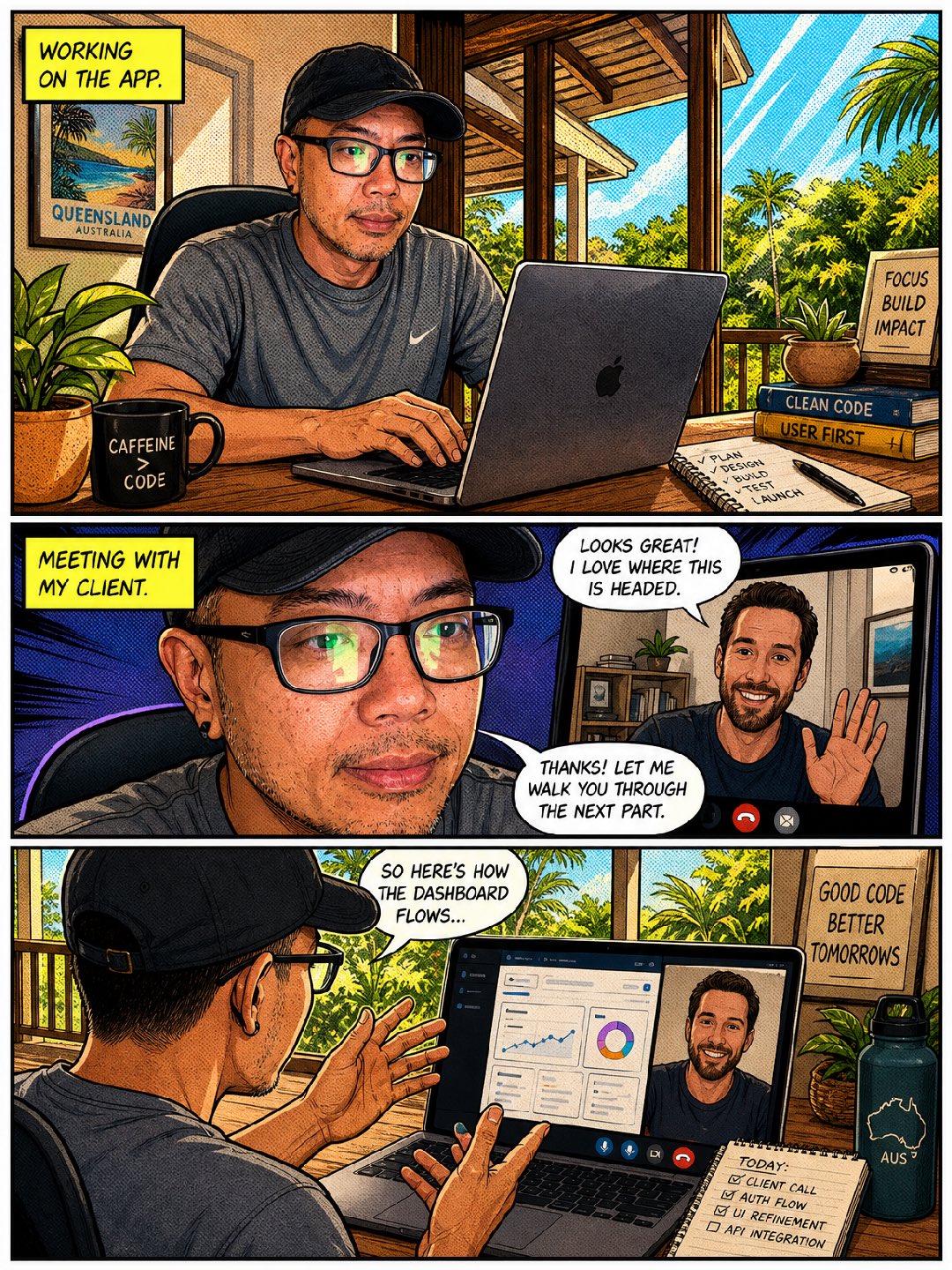 A PufferPages comic created by orfeo